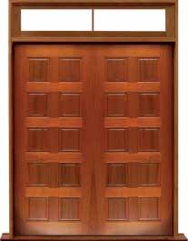 10 panel: single door +  two sidelights
