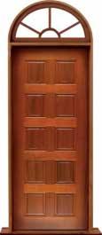 10 panel: single door +  two sidelights