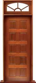 10 panel: single door +  two sidelights