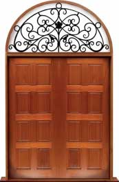 8 panel: single door + sidelight on right