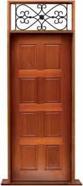 8 panel: single door + sidelight on right
