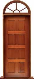 8 panel: single door + sidelight on right