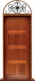 8 panel: single door + sidelight on right