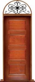 horizontal 4 panel: single door + sidelight on right