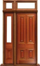 cricket bat: single door + sidelight on left