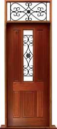paddington with ironwork: double door