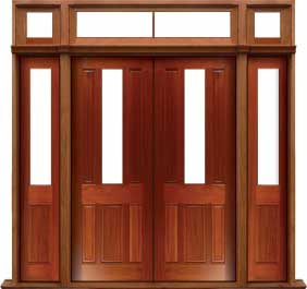 paddington: double door + sidelight on right