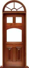 queen anne: single door + sidelight on left