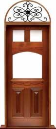 queen anne: single door + sidelight on left