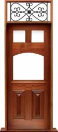 queen anne: single door + sidelight on left